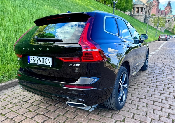 Volvo XC 60 cena 158000 przebieg: 90000, rok produkcji 2019 z Szczecin małe 56